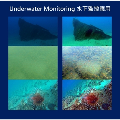 AI Underwater-Image Auto-Restoration Technology